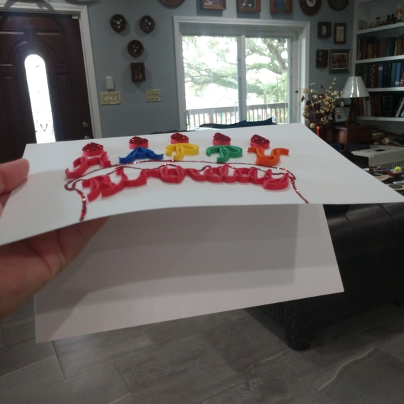 Homemade Quilled Birthday Card - Picture 5 of 5